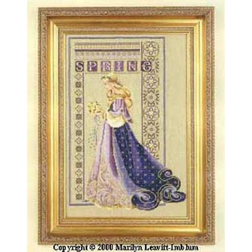 Celtic Spring - Lavender & Lace (Stickvorlage)