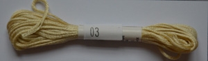 Soie dAlger Seidenstickgarn - Farbe 0003 F-Colours