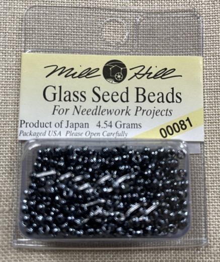 Mill Hill Seed Beads 00081 - Jet Ø 2,2 mm (Ersatz für Magnifica 10004)
