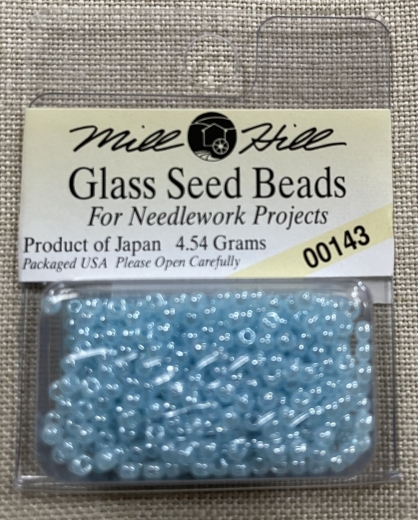 00143 - Robin Egg Blue Mill Hill Seed Beads Ø 2,2 mm