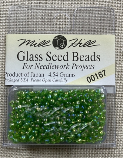 00167 - Christmas Green Mill Hill Seed Beads Ø 2,2 mm (Ersatz für Magnifica Beads 10065)
