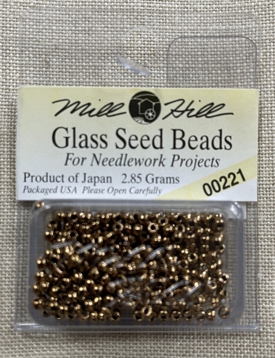 00221 - Bronze Mill Hill Seed Beads Ø 2,2 mm (Ersatz für Magnifica 10080)