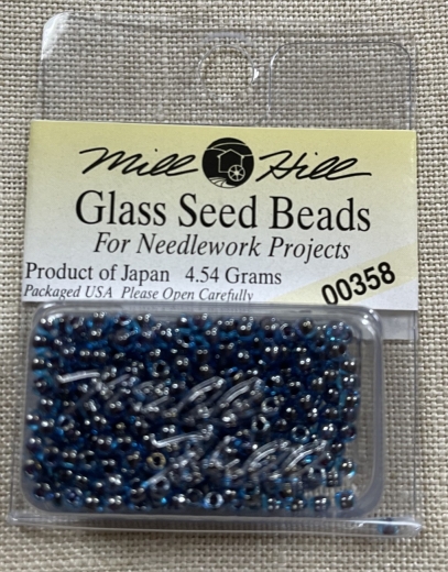 00358 - Cobalt Blue Mill Hill Seed Beads Ø 2,2 mm