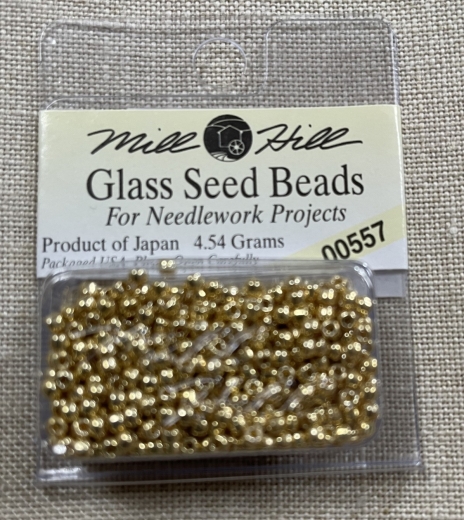 00557 - Old Gold Mill Hill Seed Beads Ø 2,2 mm (Ersatz für Magnifica 10076 u. 10091)