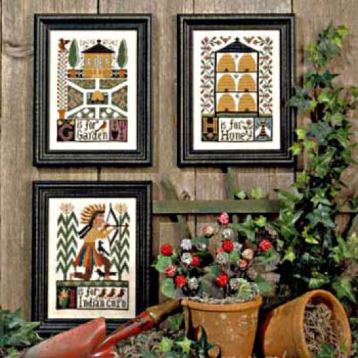 Prairie Schooler - G*H*I (Stickvorlage)