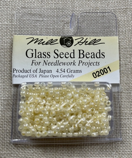 Mill Hill Seed Beads 02001 - Pearl Ø 2,2 mm