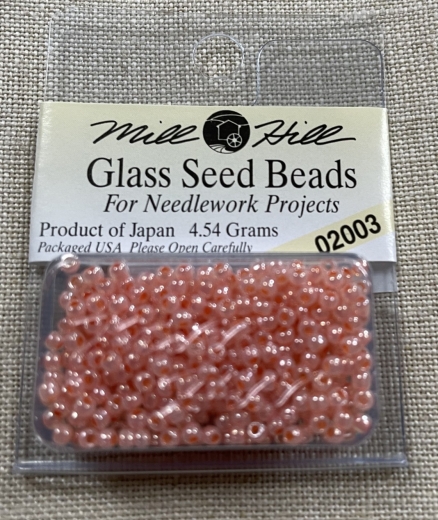 02003 - Peach Creme Mill Hill Seed Beads Ø 2,2 mm