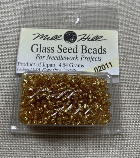 02011 - Victorian Gold Mill Hill Seed Beads Ø 2,2 mm (Ersatz für Magnifica 10036)