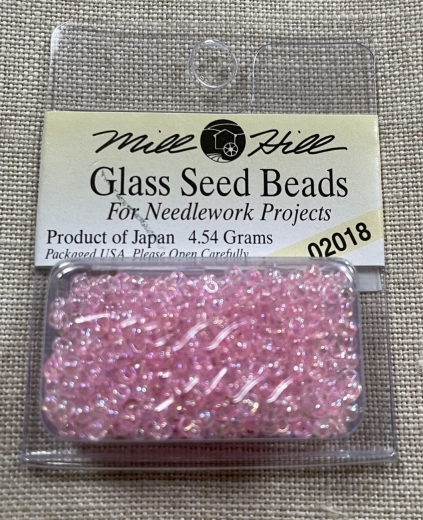 Mill Hill Seed Beads 02018 - Crystal Pink Ø 2,2 mm