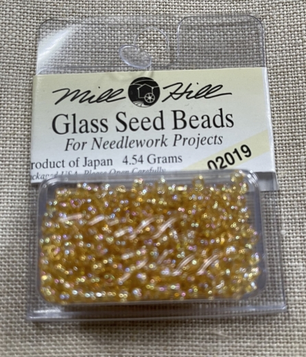02019 - Crystal Honey Mill Hill Seed Beads Ø 2,2 mm