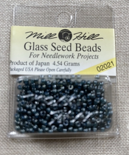 02021 - Gunmetal Mill Hill Seed Beads Ø 2,2 mm