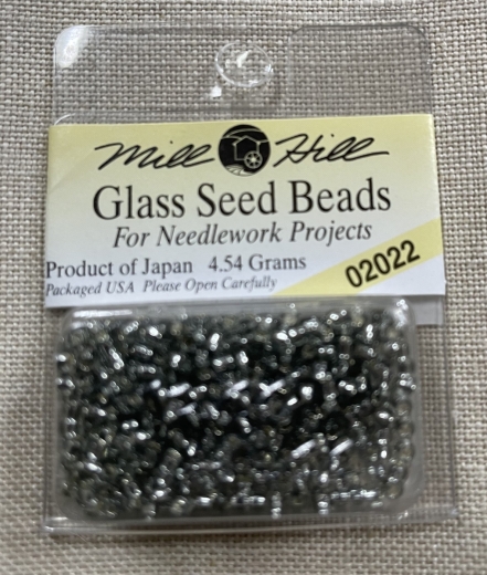02022 - Silver Mill Hill Seed Beads Ø 2,2 mm (Ersatz für Magnifica 10028 u. 10089)