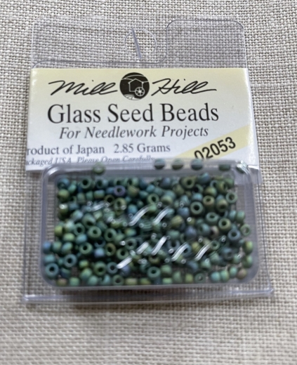 02053 - Opaque Celadon Mill Hill Seed Beads Ø 2,2 mm