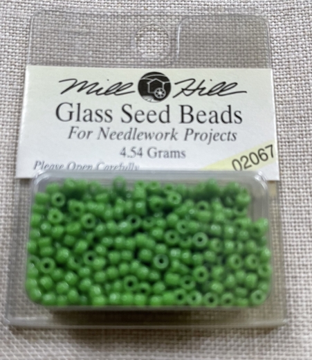 Mill Hill Seed Beads 02067 - Crayon Green Ø 2,2 mm