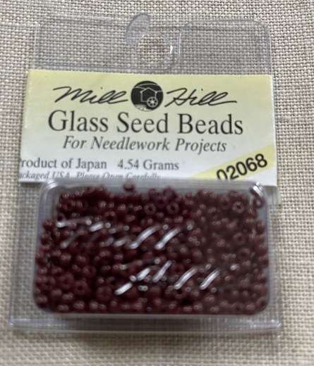 02068 - Brown Mill Hill Seed Beads Ø 2,2 mm