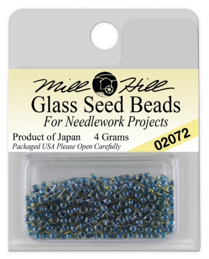 02072 - Teal Mill Hill Seed Beads Ø 2,2 mm (Ersatz für Magnifica 10104)