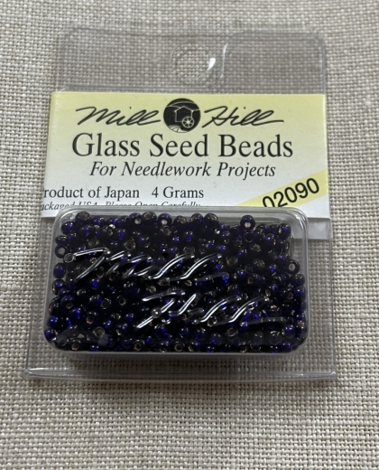 02090 - Brilliant Navy Mill Hill Seed Beads Ø 2,2 mm