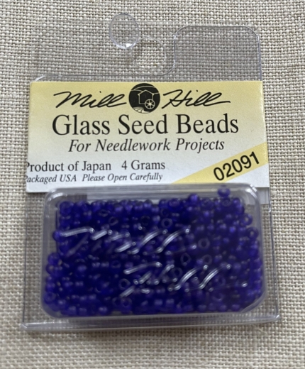 02091 - Purple Blue Mill Hill Seed Beads Ø 2,2 mm