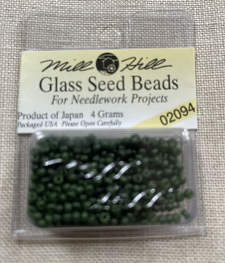 02094 - Opaque Moss Mill Hill Seed Beads Ø 2,2 mm
