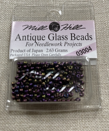 03004 - Eggplant Mill Hill Seed-Antique Beads Ø 2,2 mm