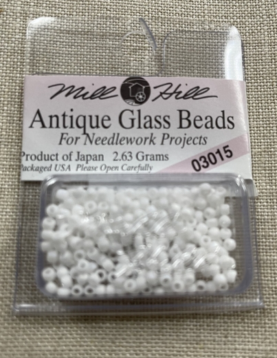03015 - Snow White Mill Hill Seed-Antique Beads Ø 2,2 mm