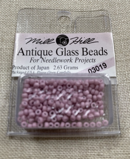 Mill Hill Seed-Antique Beads - 03019 Soft Mauve Ø 2,2 mm