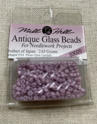 Mill Hill Seed-Antique Beads - 03020 Dusty Mauve Ø 2,2 mm