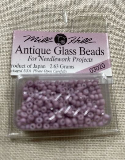 03020 - Dusty Mauve Mill Hill Seed-Antique Beads Ø 2,2 mm