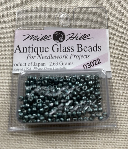Mill Hill Seed-Antique Beads - 03022 Royal Teal Ø 2,2 mm