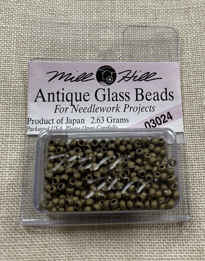 03024 - Mocha Mill Hill Seed-Antique Beads Ø 2,2 mm