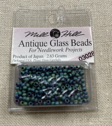 Mill Hill Seed-Antique Beads - 03028 Juniper Green Ø 2,2 mm