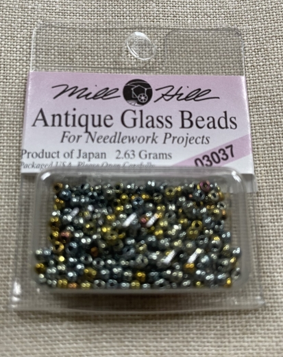 03037 - Abalone Mill Hill Seed-Antique Beads Ø 2,2 mm (Ersatz für Magnifica 10041)