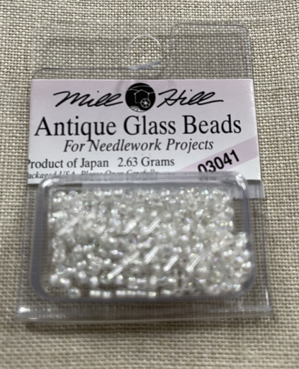 Mill Hill Seed-Antique Beads - 03041 White Opal Ø 2,2 mm (Ersatz für Magnifica 10046)