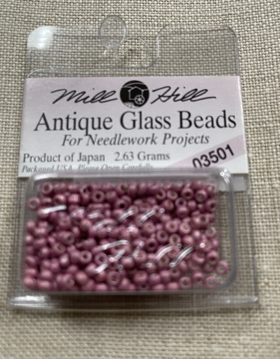 03501 - Satin Blush Mill Hill Seed-Antique Beads Ø 2,2 mm