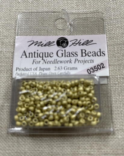 Mill Hill Seed-Antique Beads - 03502 Satin Willow Ø 2,2 mm