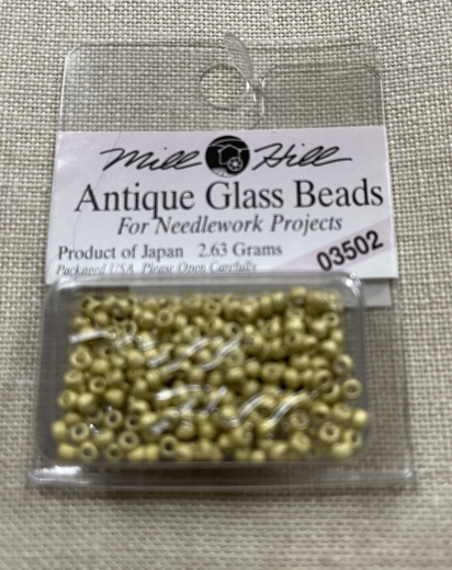 03502 - Satin Willow Mill Hill Seed-Antique Beads Ø 2,2 mm