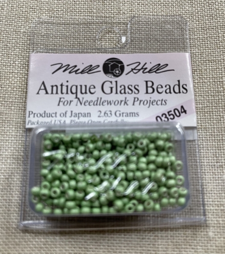 Mill Hill Seed-Antique Beads - 03504 Satin Moss Ø 2,2 mm