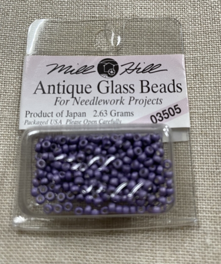 03505 - Satin Purple Mill Hill Seed-Antique Beads Ø 2,2 mm