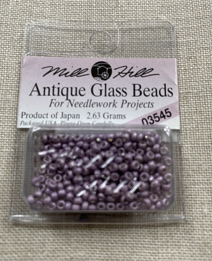 03545 - Satin Lilac Mill Hill Seed-Antique Beads Ø 2,2 mm