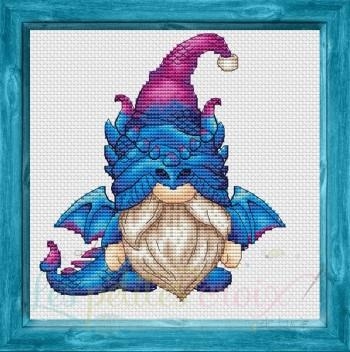 Stickvorlage Les Petites Croix De Lucie - Dragon Gnome