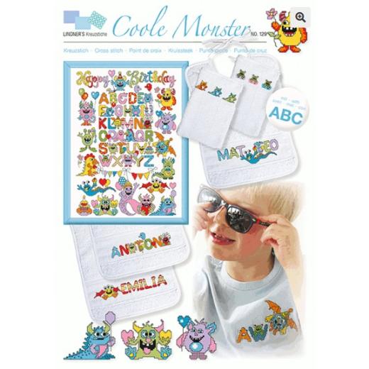 Lindners Kreuzstiche - Coole Monster