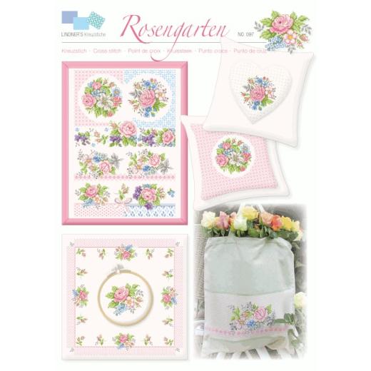 Lindners Kreuzstiche - Rosengarten