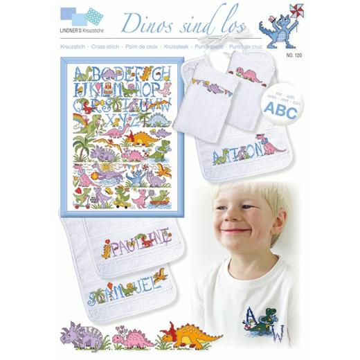 Lindners Kreuzstiche - Dinos sind los