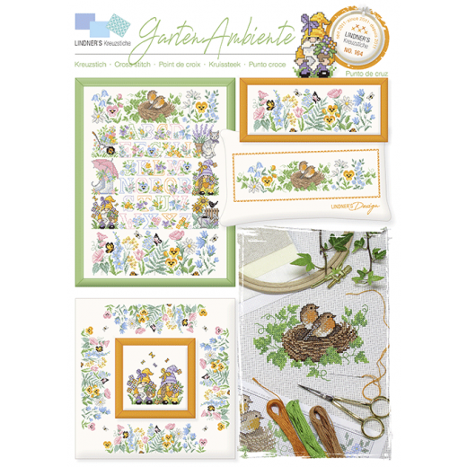 GartenAmbiente - Lindners Kreuzstiche (Stickvorlage)