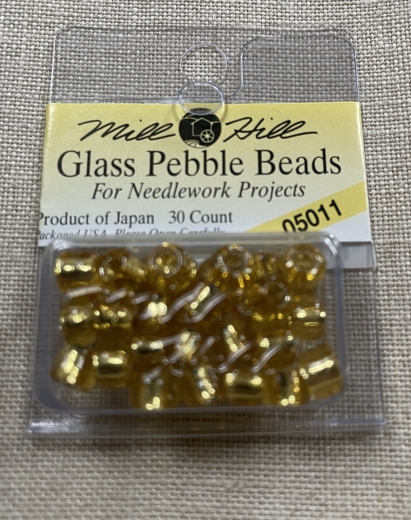 05011 - Victorian Gold Mill Hill Pebble Beads Ø 5,5 mm