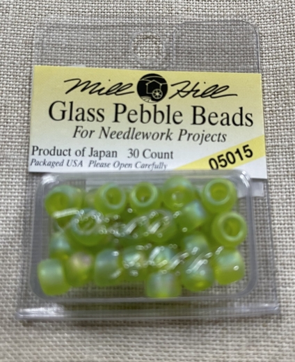 Mill Hill Pebble Beads - 05015 Frosted Citrus Ø 5,5 mm