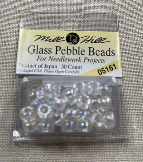 Mill Hill Pebble Beads - 05161 Crystal Ø 5,5 mm
