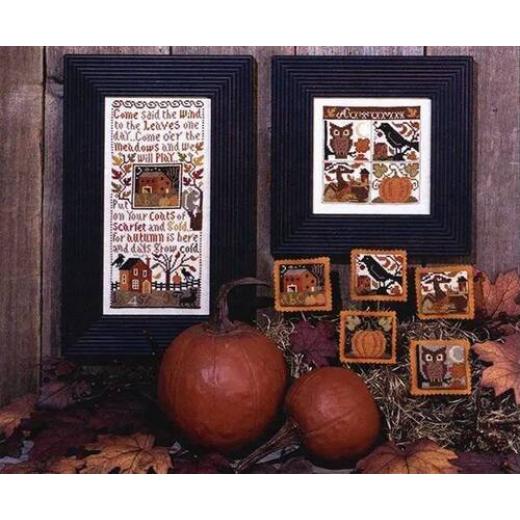 Prairie Schooler - Autumn Leaves (Stickvorlage)