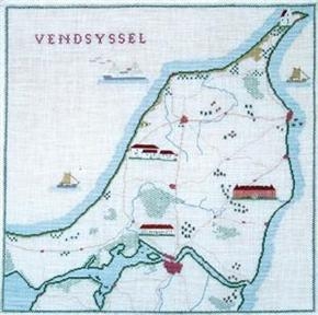 Haandarbejdets Fremme - Landkarte Vendsyssel