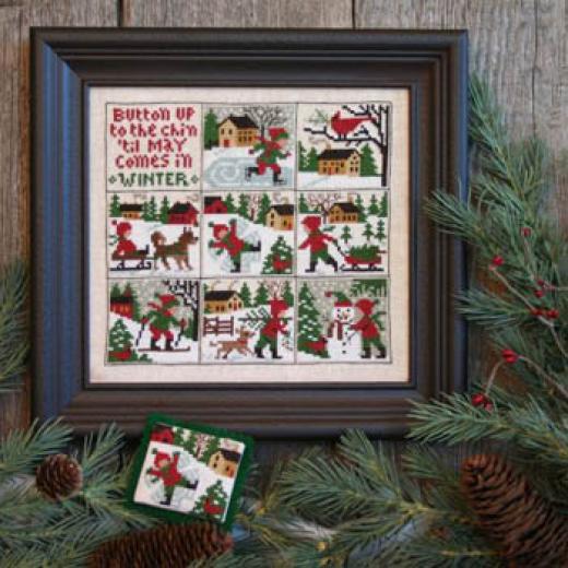 Prairie Schooler - Button Up (Stickvorlage)